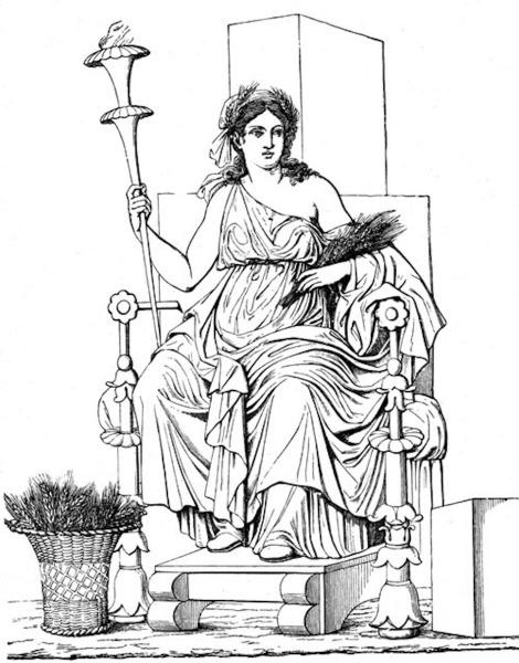 tượng thần Demeter